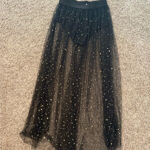 Black and Gold festival Skirt